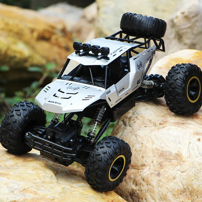 NNEOBA 4WD Off-Road RC Car with LED Lights – 2.4G Remote Control Buggy Truck