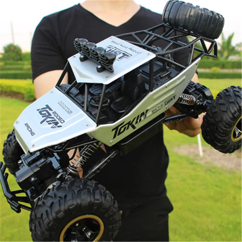 NNEOBA 4WD Off-Road RC Car with LED Lights – 2.4G Remote Control Buggy Truck