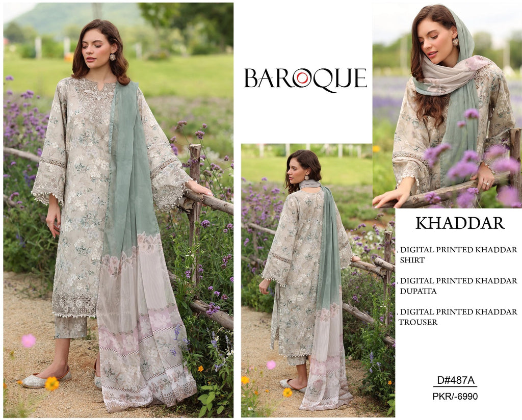 Baroque Khaddar 3PC