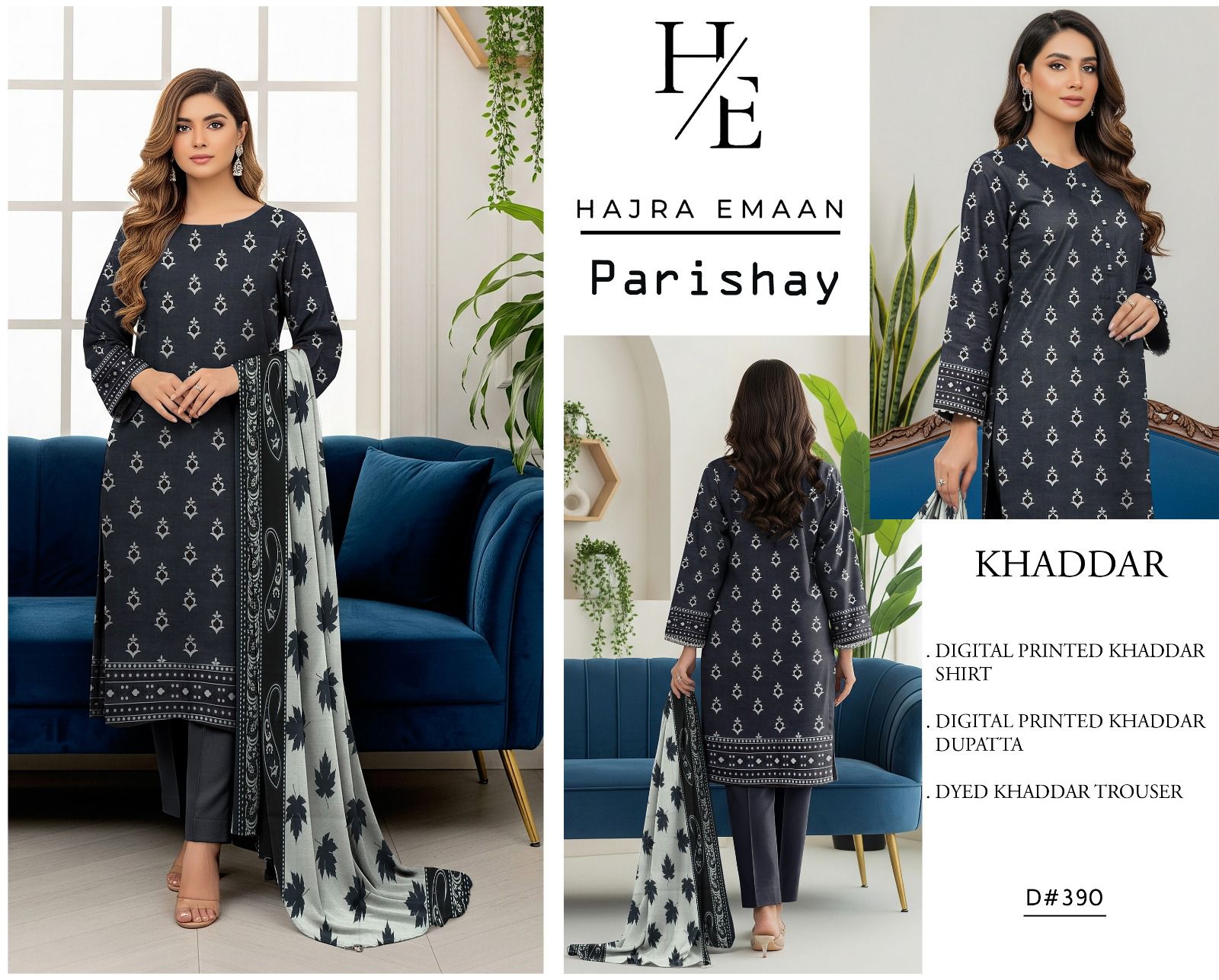 Parishay Khaddar 3PC