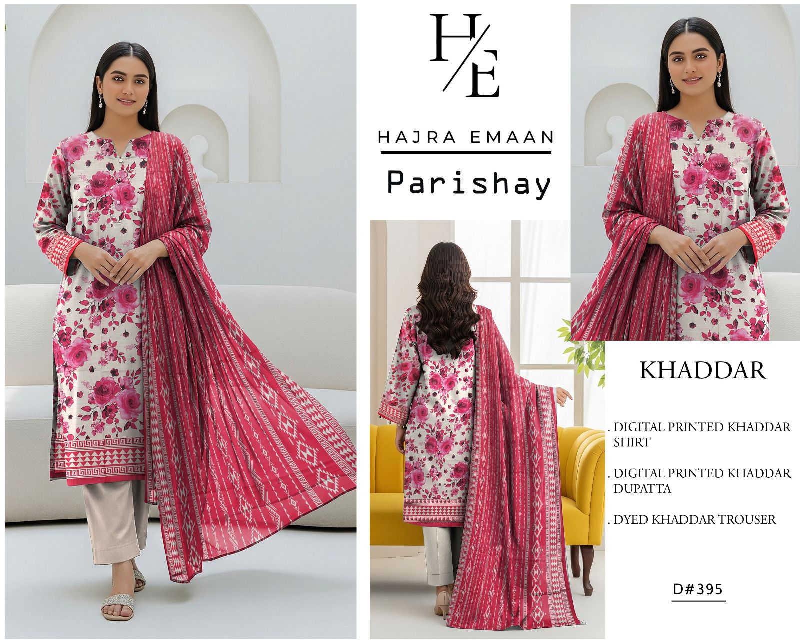 Parishay Khaddar 3PC