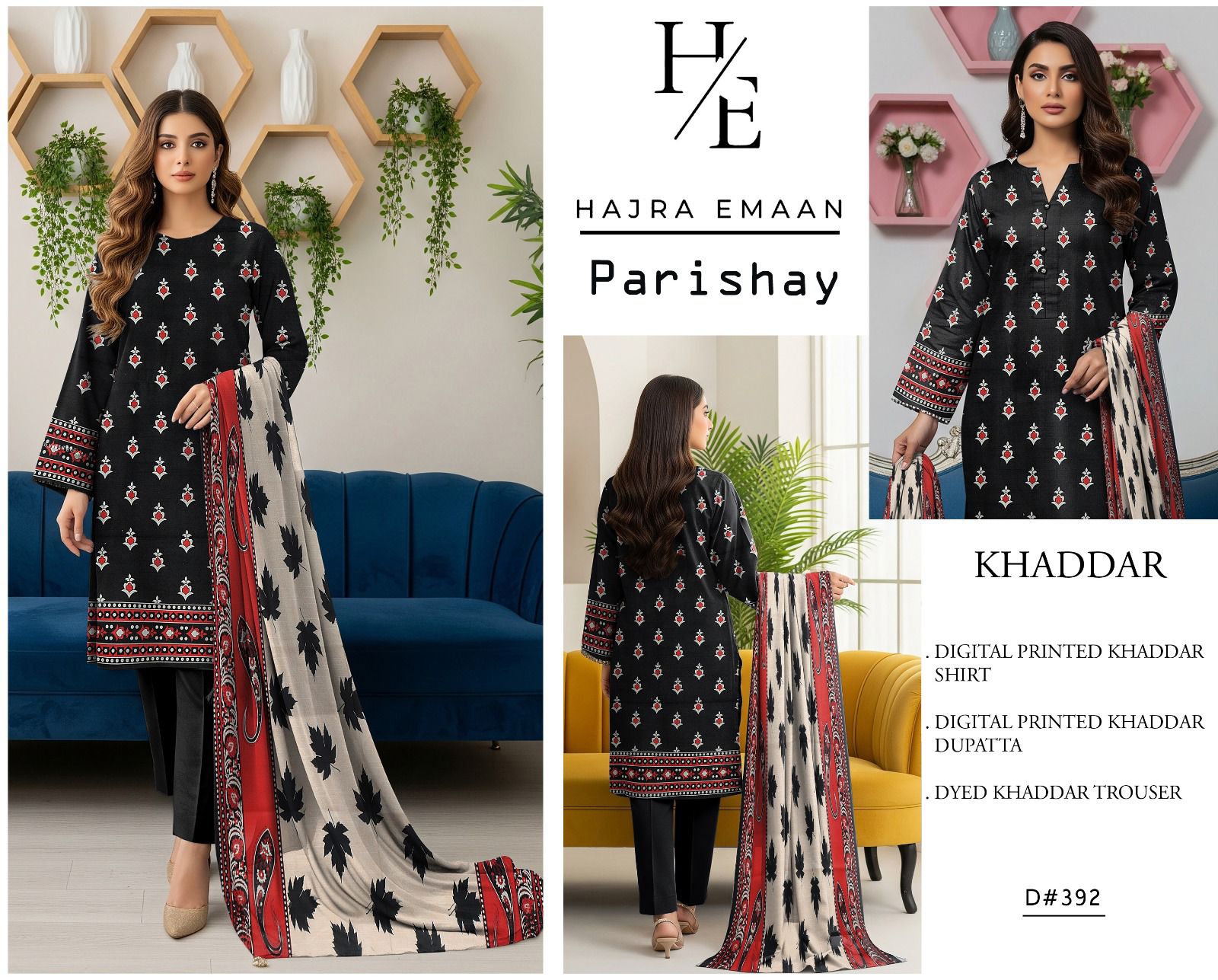 Parishay Khaddar 3PC