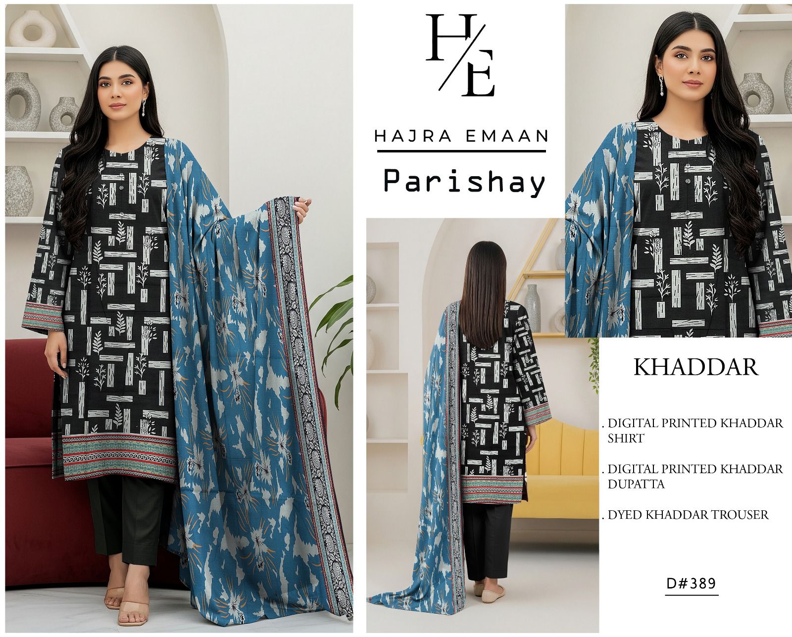 Parishay Khaddar 3PC