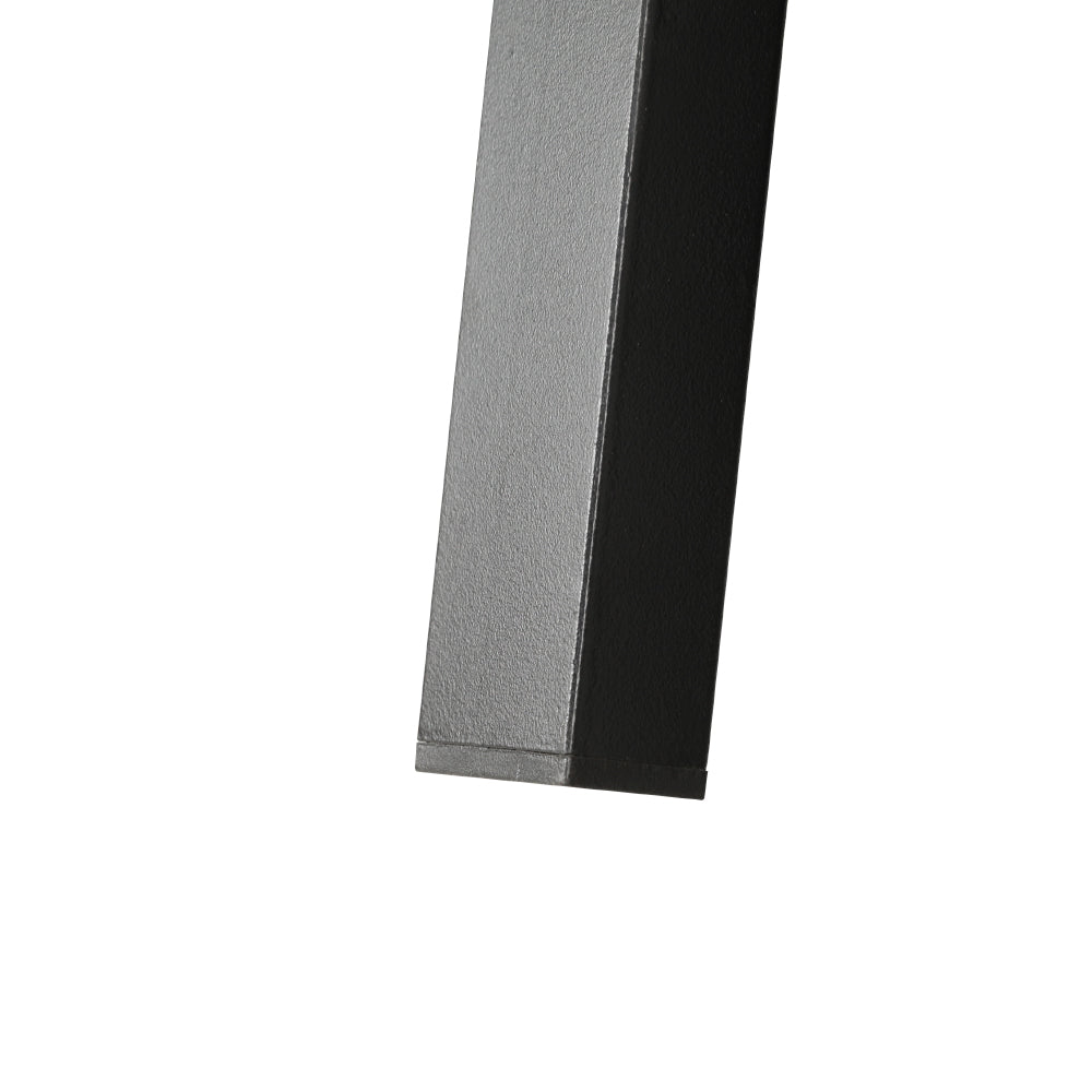 NNEDSZ Bed Frame Queen Size Metal Base Mattress Platform Foundation Black PAULA