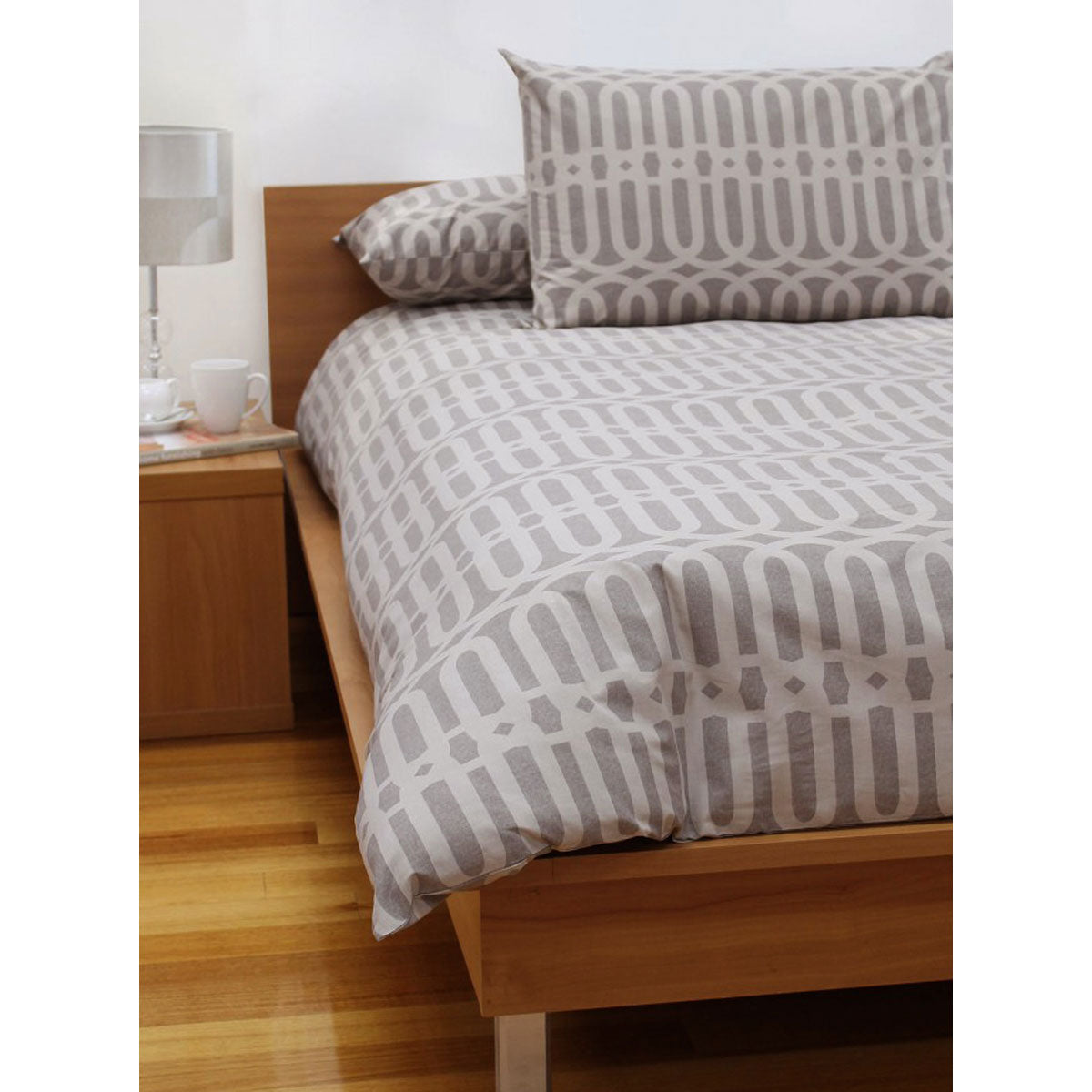 NNEDSZ Jason Linx Sand Quilt Cover Set Double