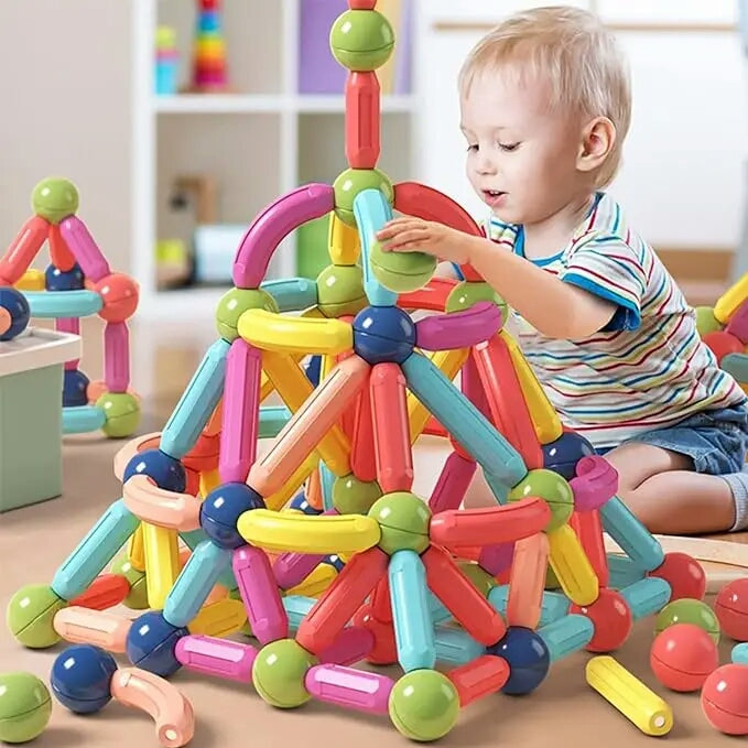 Educational Magnetic Building Blocks for Kids | 42+ pcs box set