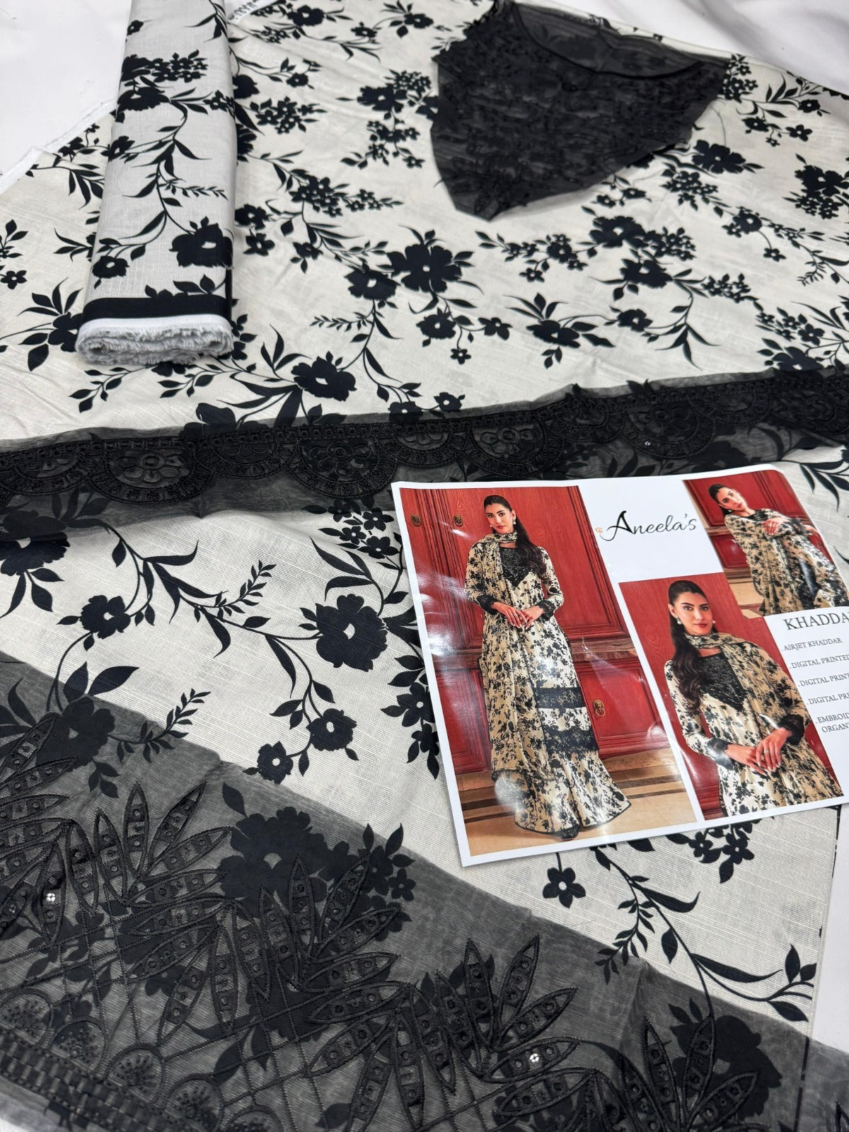 ANEELA'S Khaddar 3PC