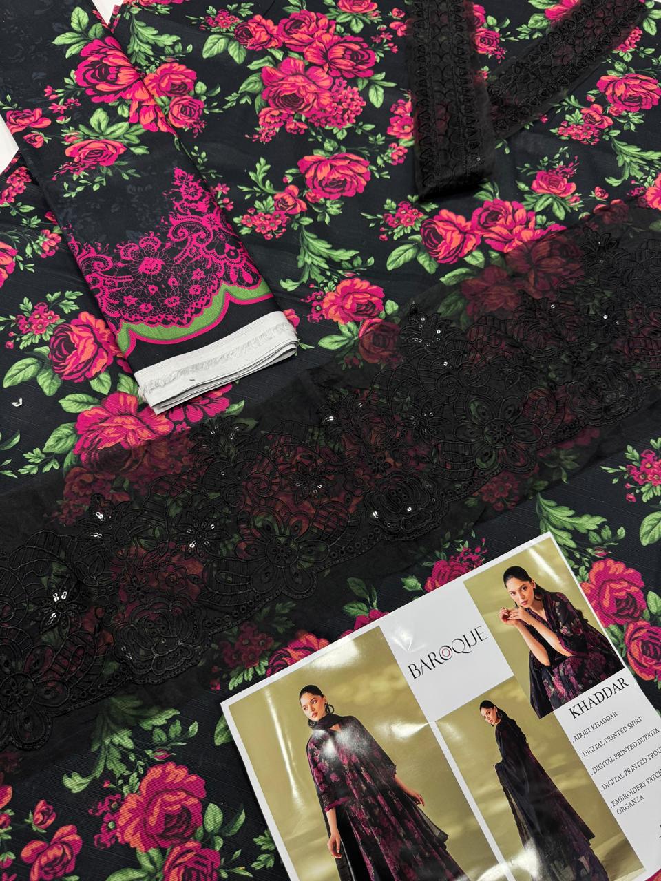 RUKH-E-BAHAR Khaddar 3PC